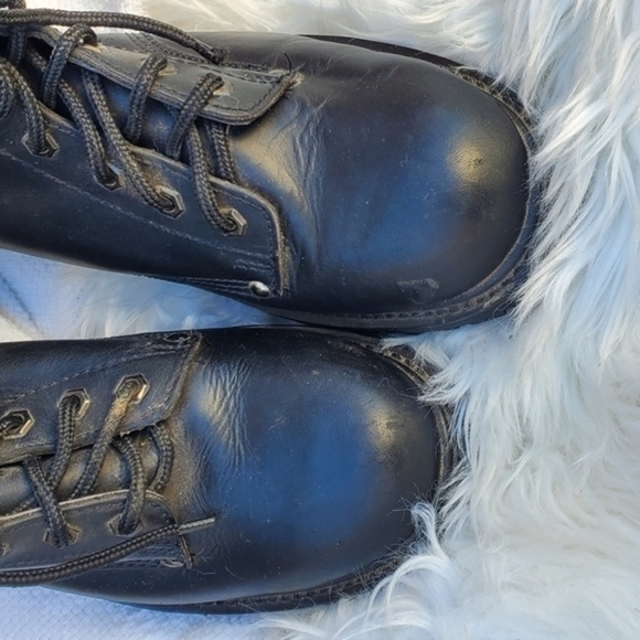 Harley Oil Reistant Leather zip boots 10 - Picture 2 of 13